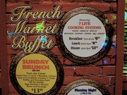 オーリンズ・ホテルのフレンチ・マーケット・ビュッフェ／French market Buffetで朝食