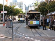 Cable Car／ケーブル・カーのPowell-Mason線でFisherman's Wharf／フィッシャーマンズ・ワーフへ